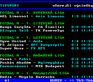 Teletext ČT, strana 761