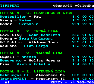 Teletext ČT, strana 761
