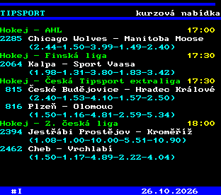 Teletext ČT, strana 764