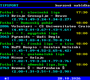 Teletext ČT, strana 764