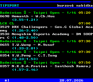 Teletext ČT, strana 766