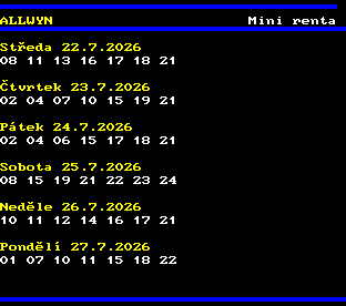 Teletext ČT, strana 784