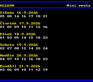 Teletext ČT, strana 784