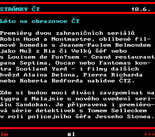 Teletext ČT, strana 852