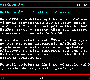 Teletext ČT, strana 852