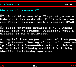 Teletext ČT, strana 852