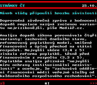 Teletext ČT, strana 854