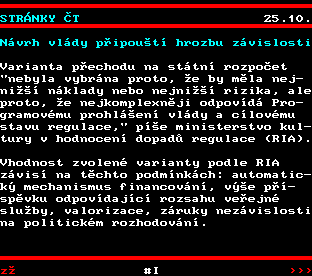 Teletext ČT, strana 854