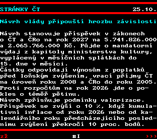 Teletext ČT, strana 854