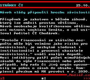 Teletext ČT, strana 854