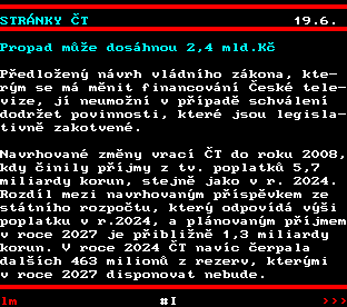 Teletext ČT, strana 857