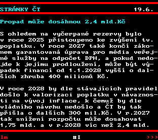 Teletext ČT, strana 857