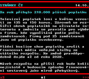 Teletext ČT, strana 857