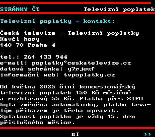 Teletext ČT, strana 860