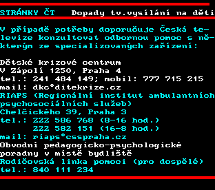Teletext ČT, strana 861