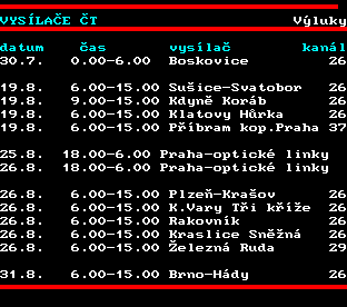 Teletext ČT, strana 869