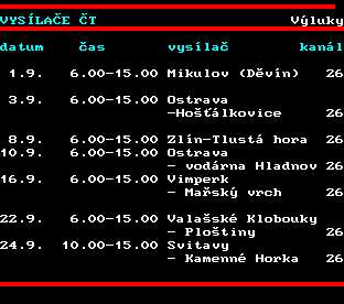 Teletext ČT, strana 869