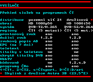 Teletext ČT, strana 874