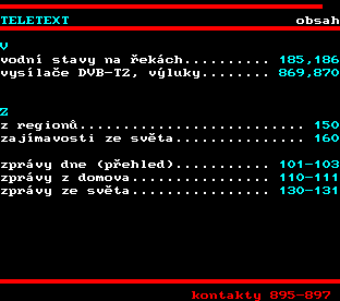 Teletext ČT, strana 894