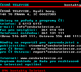 Teletext ČT, strana 897